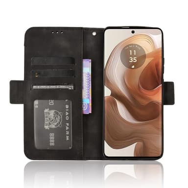 SKALO Motorola Edge 50 Ultra 6-RUM Pungetaske - Sort