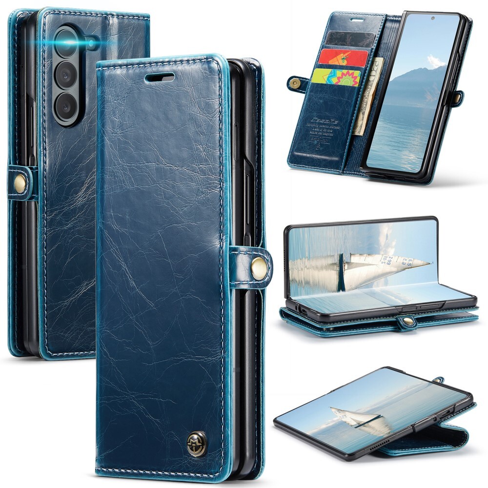 CaseMe Samsung Z Fold6 Pungetui - Blå