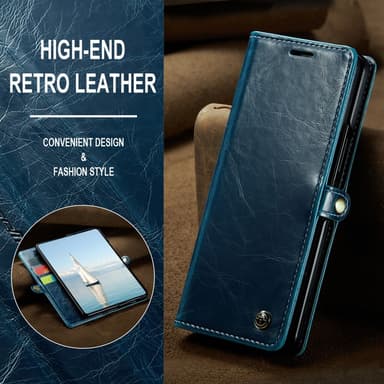 CaseMe Samsung Z Fold6 Pungetui - Blå