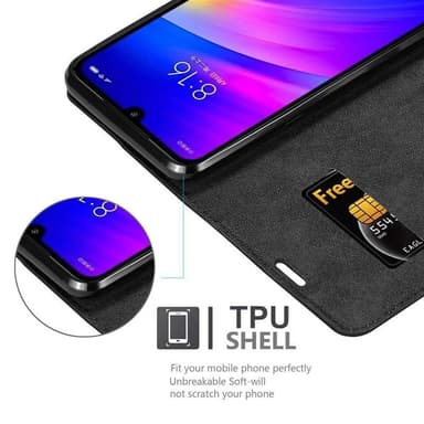 Xiaomi RedMi 7 Cover Etui Case (Sort)