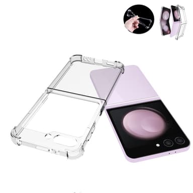 SKALO Samsung Z Flip6 TPU Clear Hybrid Cover - Gennemsigtig