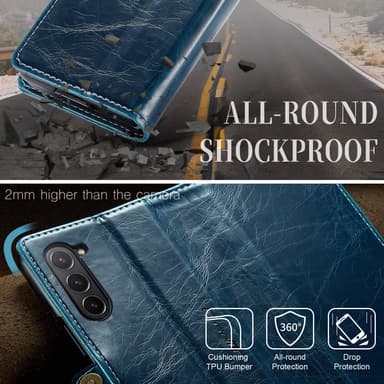 CaseMe Samsung Z Fold6 Pungetui - Blå