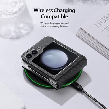 DUX DUCIS Samsung Z Flip6 Bril-Series Fold Cover - Sort