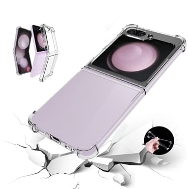 SKALO Samsung Z Flip6 TPU Clear Hybrid Cover - Gennemsigtig