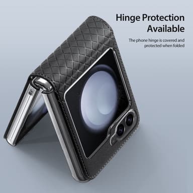 DUX DUCIS Samsung Z Flip6 Bril-Series Fold Cover - Sort