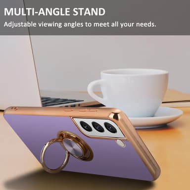 Samsung Galaxy S21 5G Cover Etui Case (Lilla)