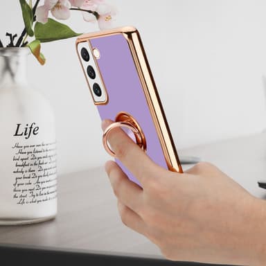 Samsung Galaxy S21 5G Cover Etui Case (Lilla)