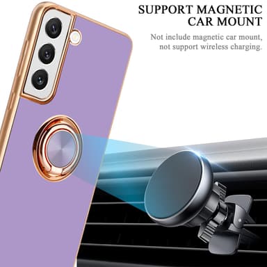 Samsung Galaxy S21 5G Cover Etui Case (Lilla)
