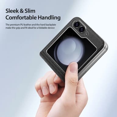 DUX DUCIS Samsung Z Flip6 Bril-Series Fold Cover - Sort