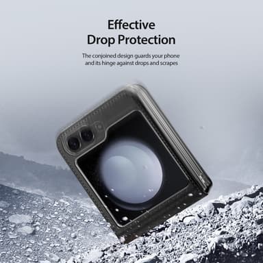 DUX DUCIS Samsung Z Flip6 Bril-Series Fold Cover - Sort