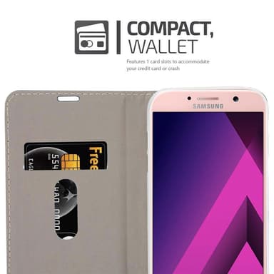 Samsung Galaxy A7 2017 Pungetui Cover Case (Grå)