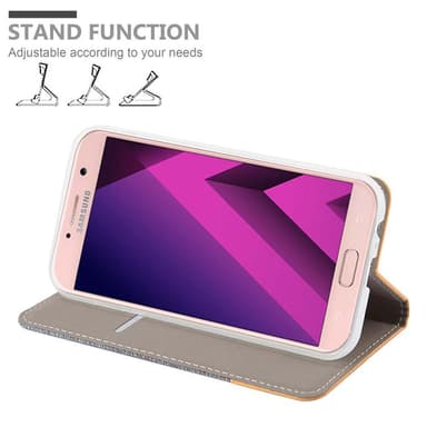 Samsung Galaxy A7 2017 Pungetui Cover Case (Grå)