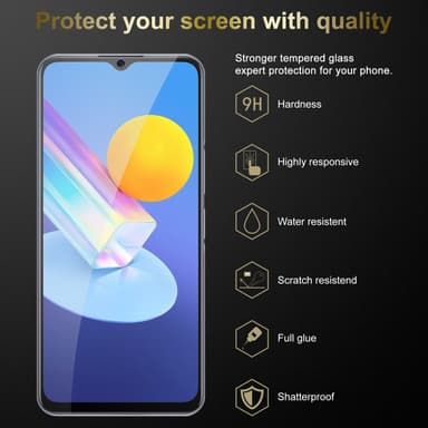 Vivo Y52 5G / Y72 5G Skærmbeskytter Beskyttelsesglas