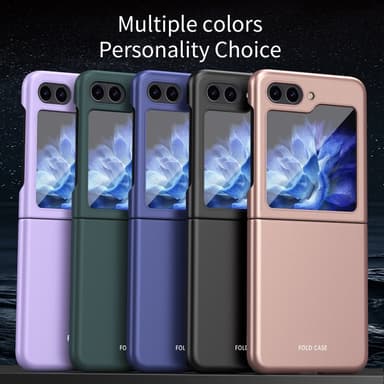 SKALO Samsung Z Flip6 Ultratynd Skin-touch Fold Cover - Lilla