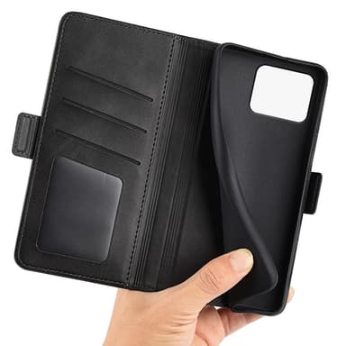 SKALO Asus Zenfone 11 Ultra 5G Premium Wallet Flip Cover - Sort