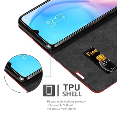 Xiaomi Mi 9 LITE Cover Etui Case (Rød)