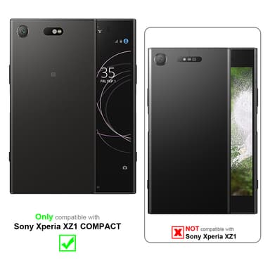Cover Sony Xperia XZ1 COMPACT Etui Case (Sort)