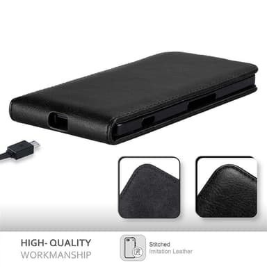 Nokia Lumia 950 XL Pungetui Flip Cover (Sort)