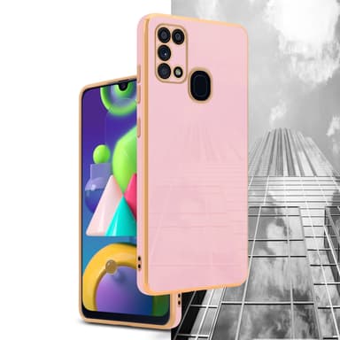 Samsung Galaxy M31 Cover Etui Case (Lyserød)