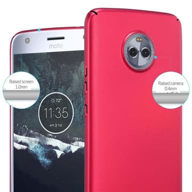 Motorola MOTO X4 Cover Etui Case (Rød)