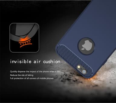 iPhone 6 / 6S Cover TPU Etui (Blå)