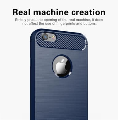 iPhone 6 / 6S Cover TPU Etui (Blå)