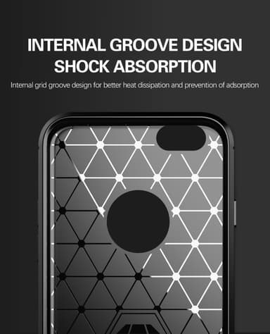 iPhone 6 / 6S Cover TPU Etui (Blå)