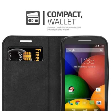 Motorola MOTO E1 Cover Etui Case (Sort)