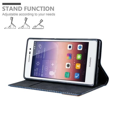 Huawei ASCEND P7 Etui Case Cover (Blå)