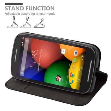 Motorola MOTO E1 Cover Etui Case (Sort)