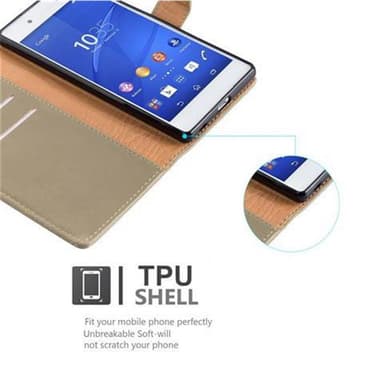 Cover Sony Xperia Z3 PLUS / Z4 Etui Case (Brun)