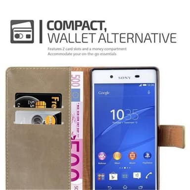 Cover Sony Xperia Z3 PLUS / Z4 Etui Case (Brun)