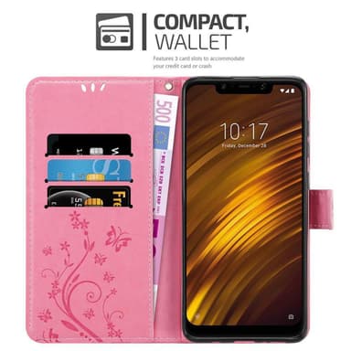 Xiaomi Pocophone F1 Pungetui Cover Case (Lyserød)