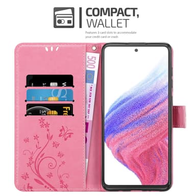 Samsung Galaxy A53 5G Pungetui Cover Case (Lyserød)