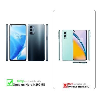 OnePlus Nord N200 5G Pungetui Cover Case (Grå)