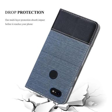 Google PIXEL 3 Pungetui Cover Case (Blå)