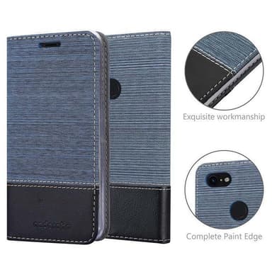 Google PIXEL 3 Pungetui Cover Case (Blå)