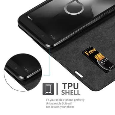 Alcatel 1C 2019 Cover Etui Case (Sort)