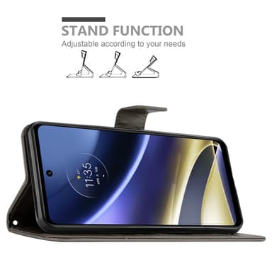 Motorola MOTO G51 5G Pungetui Cover Case (Grå)