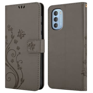 Motorola MOTO G51 5G Pungetui Cover Case (Grå)