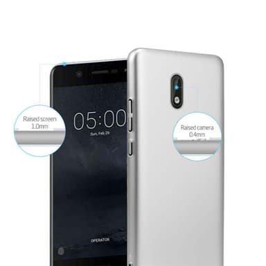 Nokia 3 2017 Cover Etui Case (Sølv)