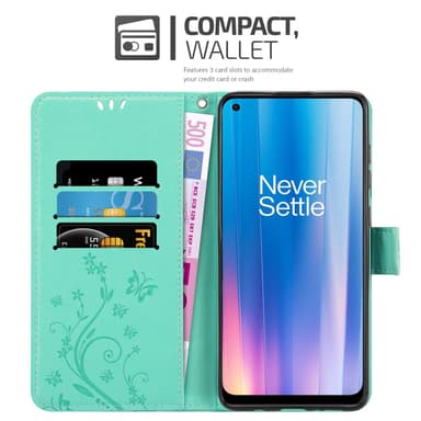 OnePlus Nord CE 2 5G Pungetui Cover Case (Turkis)
