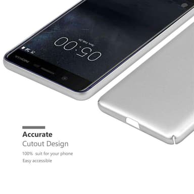 Nokia 3 2017 Cover Etui Case (Sølv)