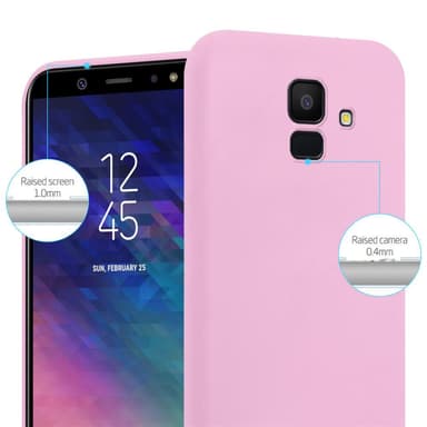 Cover Samsung Galaxy J6 2018 Etui Case (Lyserød)
