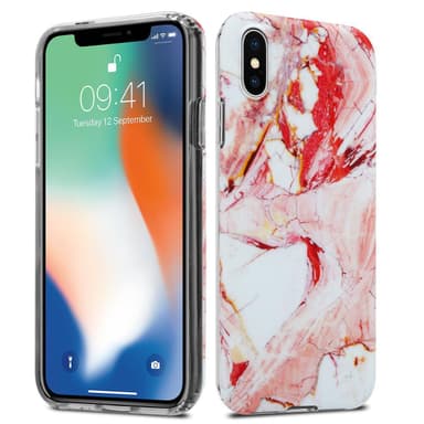 iPhone X / XS Pungetui Cover Case (Lyserød)