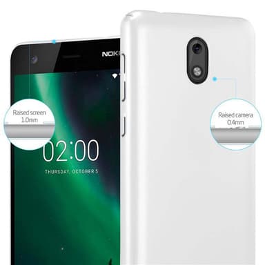 Nokia 2 2017 Cover Etui Case (Sølv)