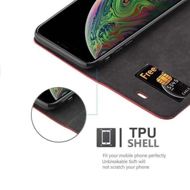 iPhone XS MAX Cover Etui Case (Rød)