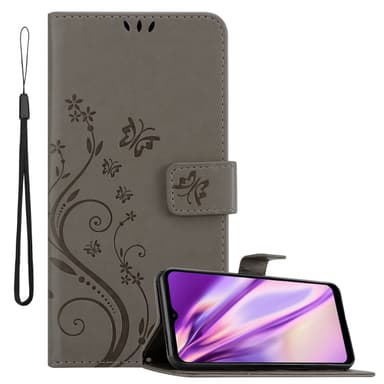 Motorola MOTO G10 / G30 Pungetui Cover Case (Grå)