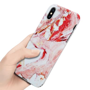 iPhone X / XS Pungetui Cover Case (Lyserød)