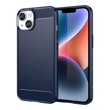 iPhone 14 PLUS Cover TPU Etui (Blå)